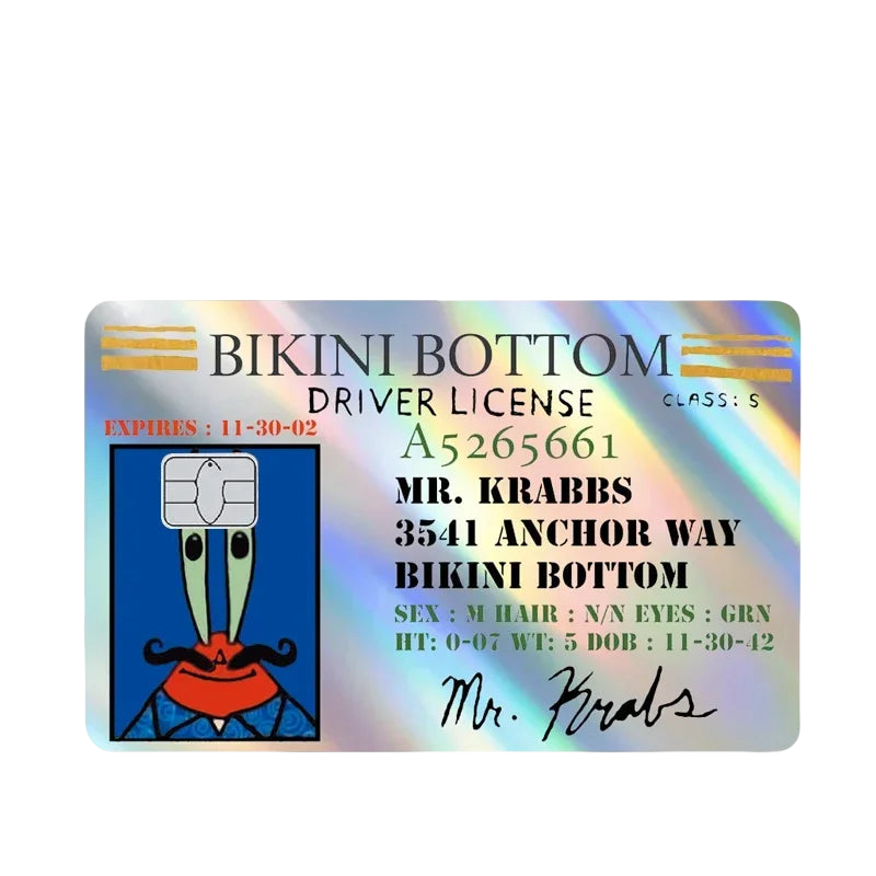 Mr. Krabs License