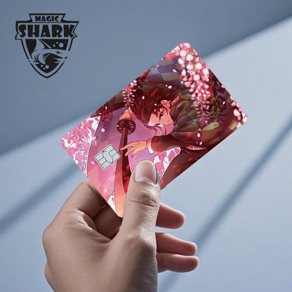 Magic Shark Sugar Daddy Meme Poke Money Funny Sticker Cover Skin Protective for Small Large Chip Credit Debit Card