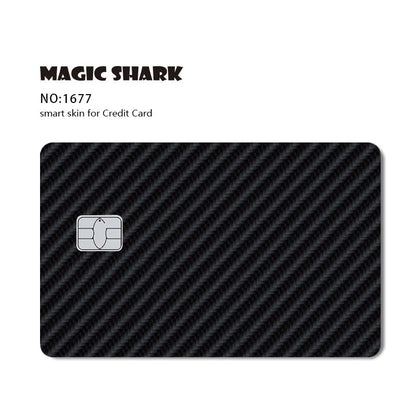 Magic Shark Fashin King Poker Money Game Controler Dragon 3M Matte Thin Sticker Film Skin for Debit Bank Credit Card
