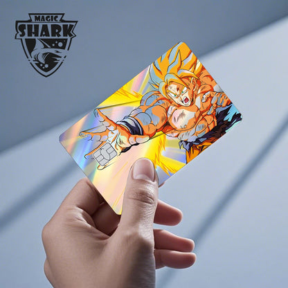 Holographic Card Skins — Saiyan Warrior Series