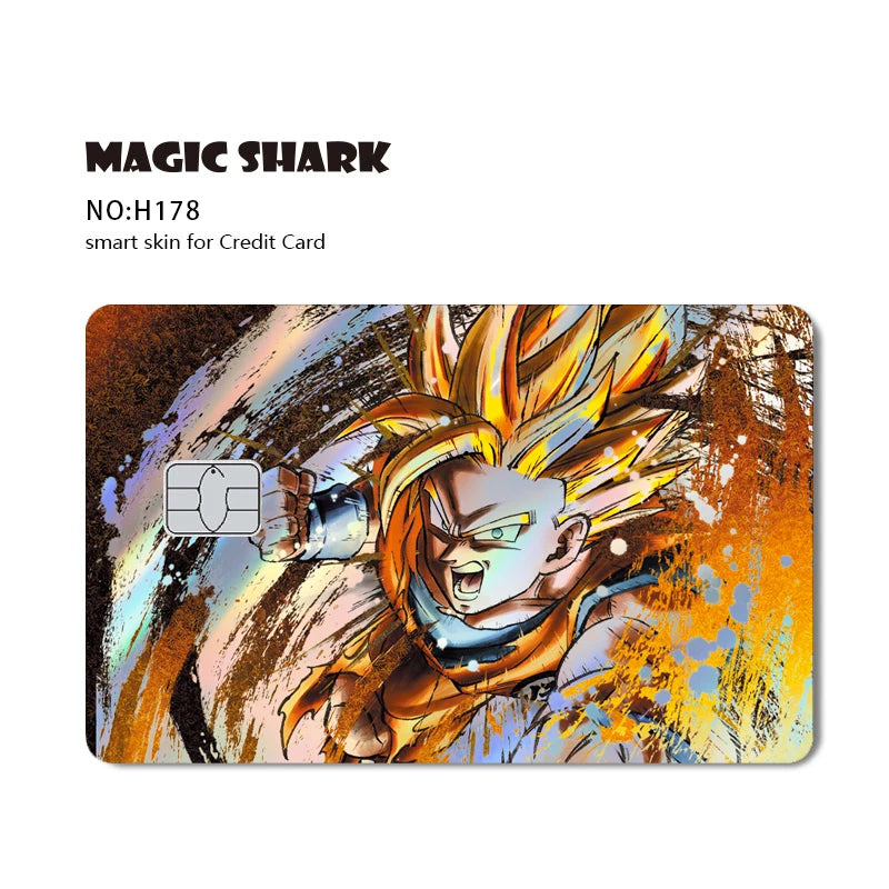 Holographic Card Skins — Saiyan Warrior Series