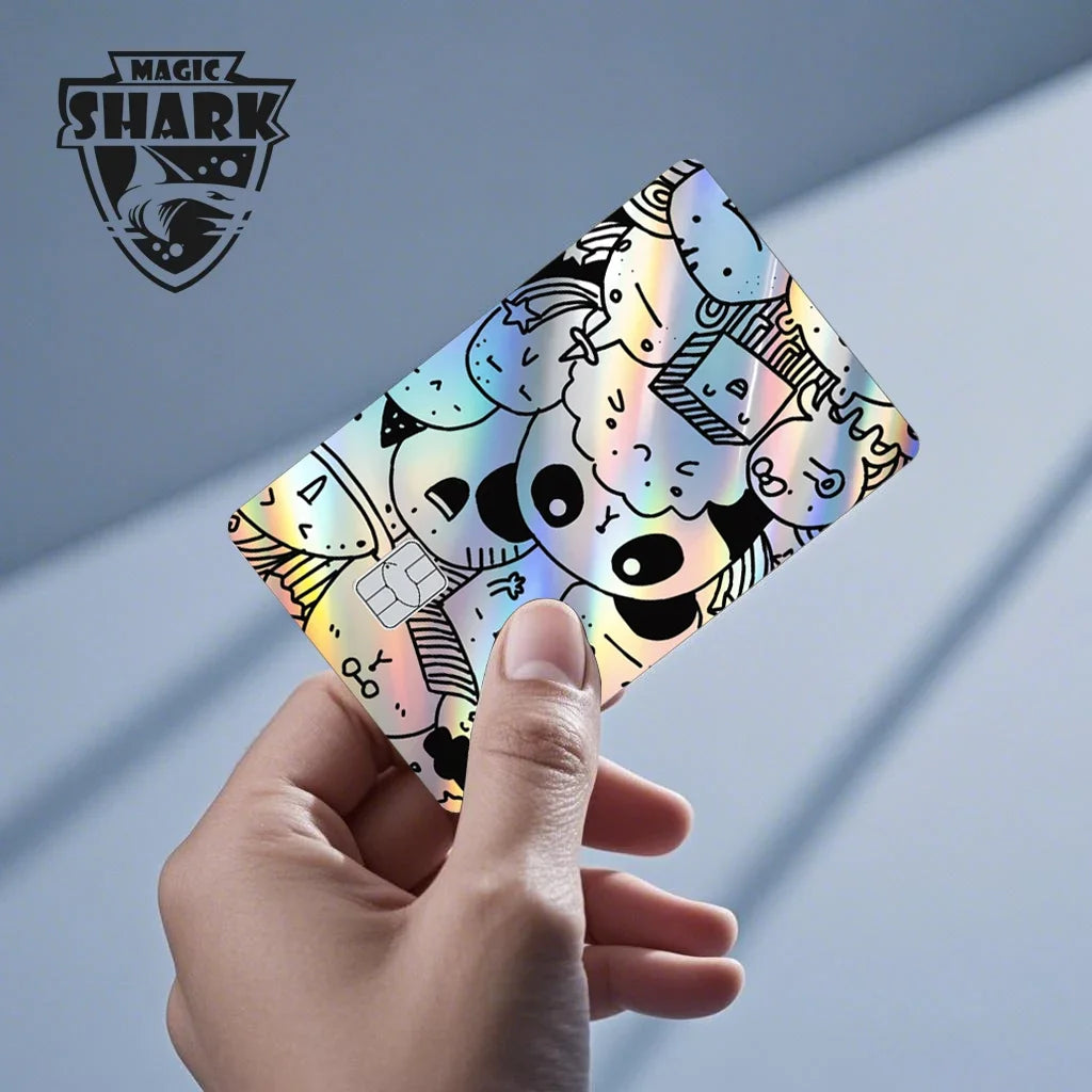 Holographic Card Skin — Dragon & Skull Series