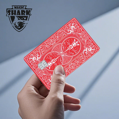 Magic Shark Fashin King Poker Money Game Controler Dragon 3M Matte Thin Sticker Film Skin for Debit Bank Credit Card
